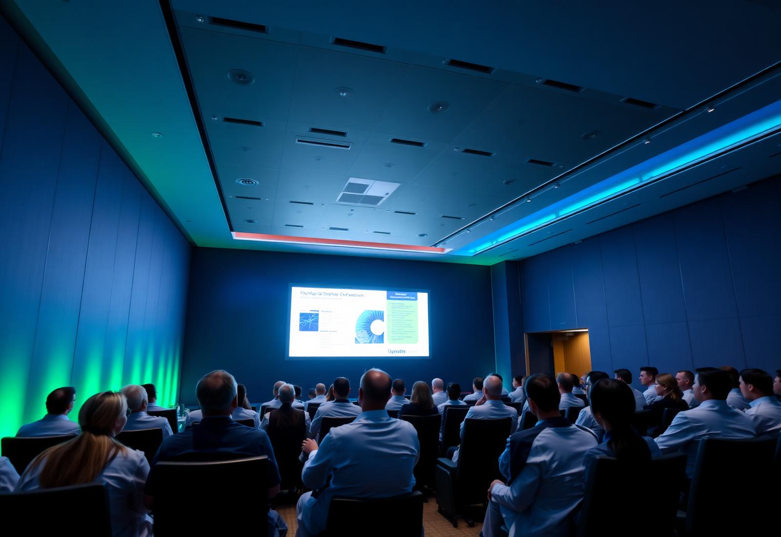 Medical conference auditorium
